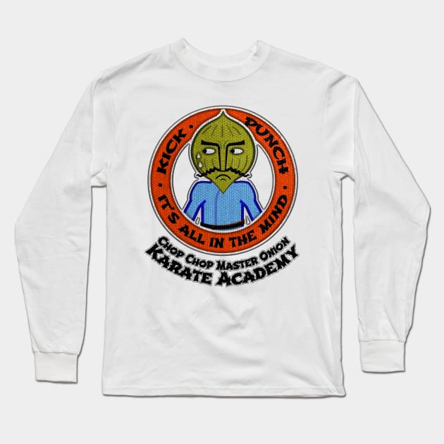 Chop Chop Karate Long Sleeve T-Shirt by SquareDog